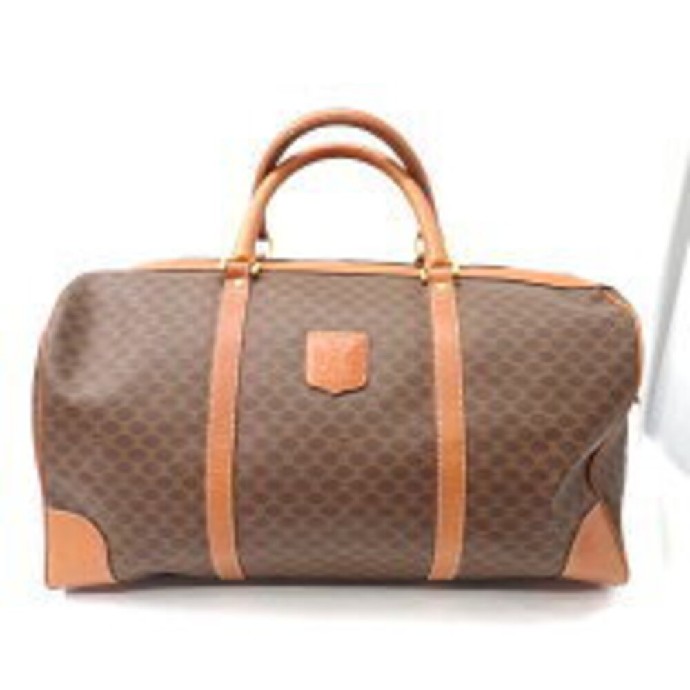 Celine Boston Bag Duffle Macadam Brown